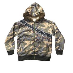 ART IN WAR Bulletproof Drip – Camo Warborn Hoodie