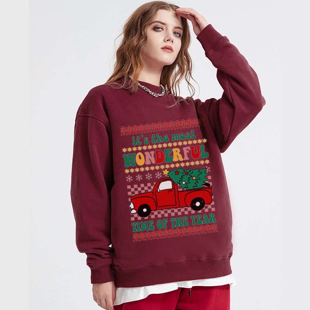 Casual Christmas Style Sweatshirt