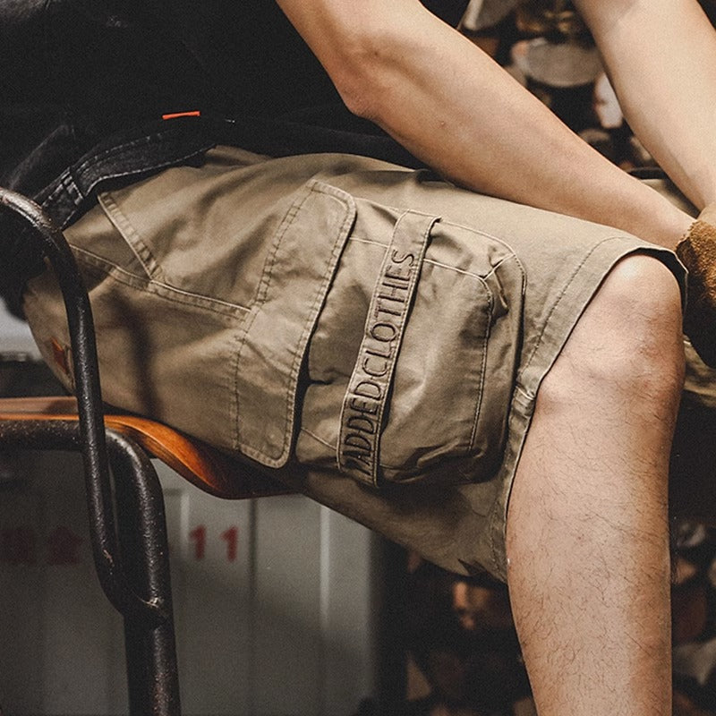 American Heavy Retro Ins Trend Large Size Tooling Shorts