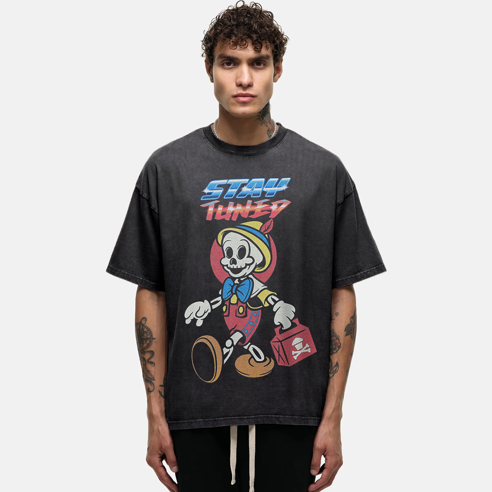 Skeleton Child Washed T-Shirt