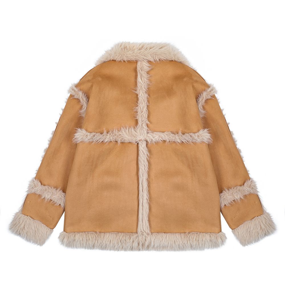 【NOW TREND】 Fur Collar Pocket Coat