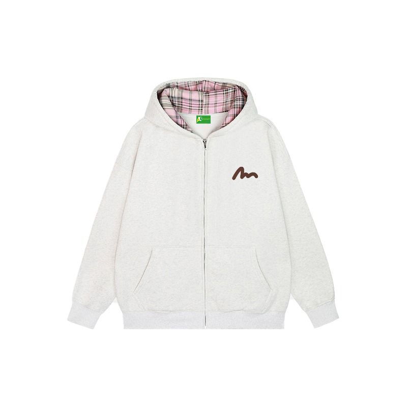 AG Cartoon Embroidery Skateboard Dog Hoodie