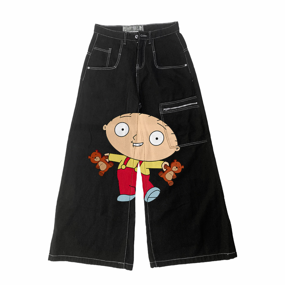 Baggout Dimension Wandering Wide Leg Pants