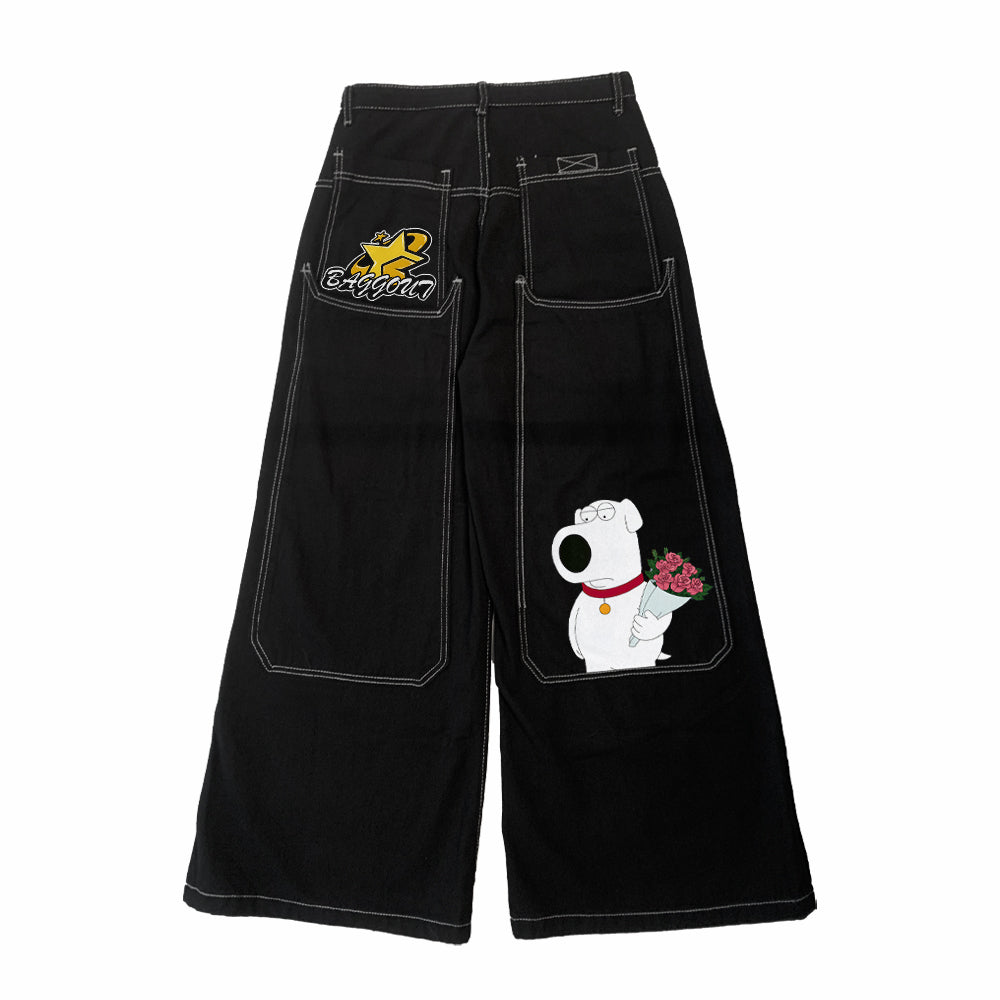 Baggout Dimension Wandering Wide Leg Pants