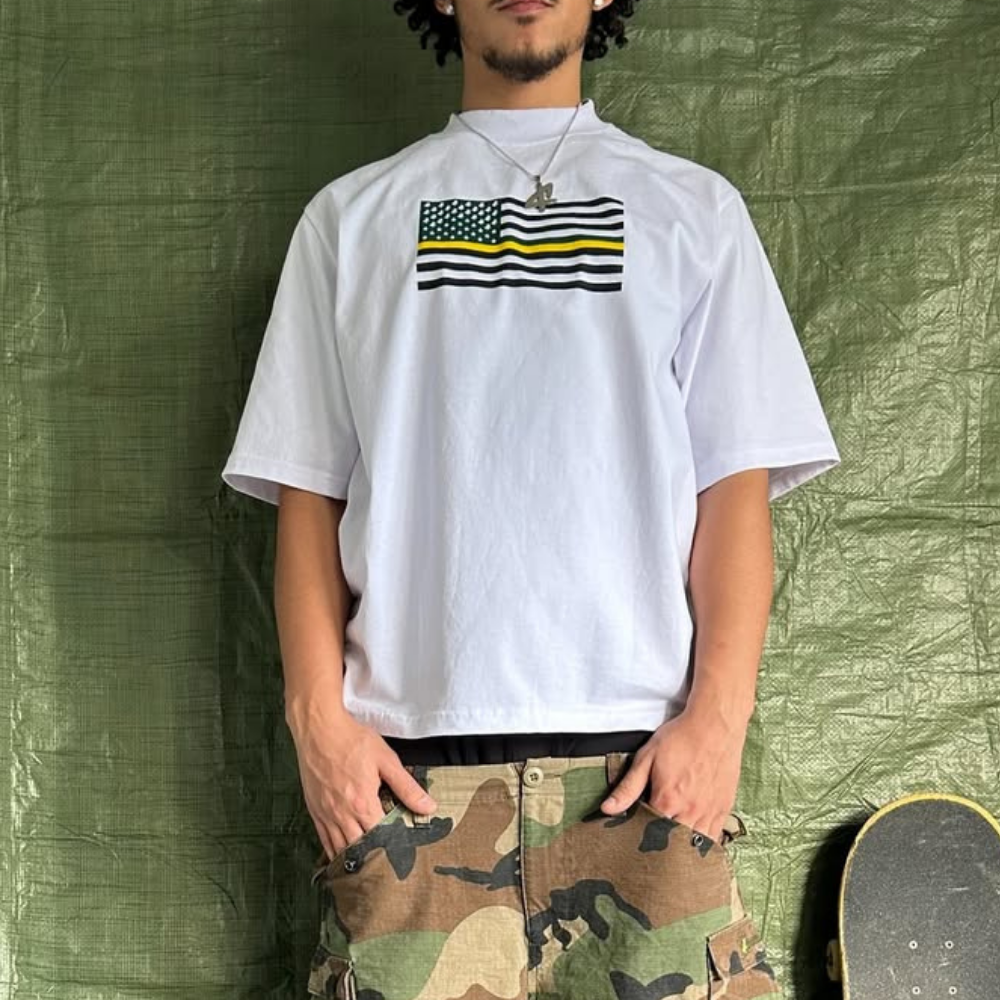 ART IN WAR Silent Stripes – Altered States Tee