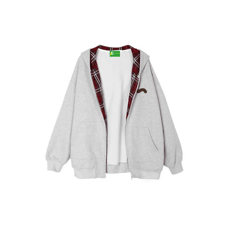 AG Cartoon Embroidery Skateboard Dog Hoodie