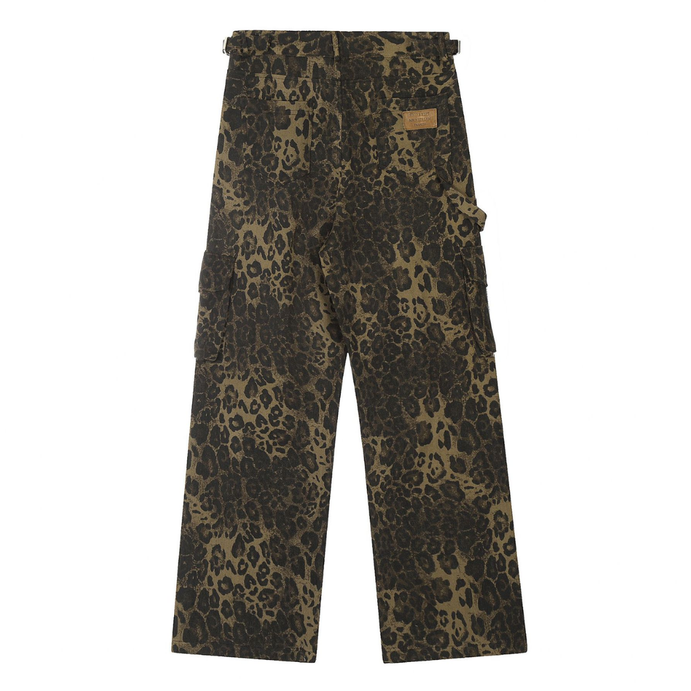 High Street Leopard Cargo Pants