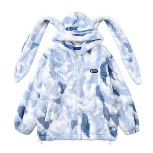 Tie Dye Rabbit Coat