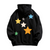 Colorful Stars Couple Cotton Hoodie