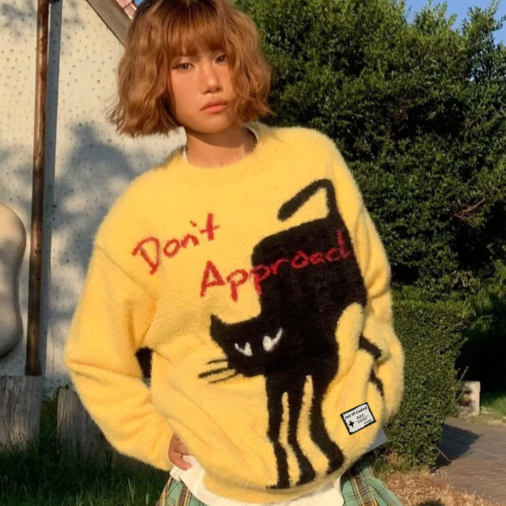 OOC' Cute Funny Cat  Sweater