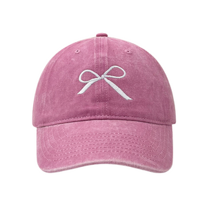 Simple Bow Embroidery Hat