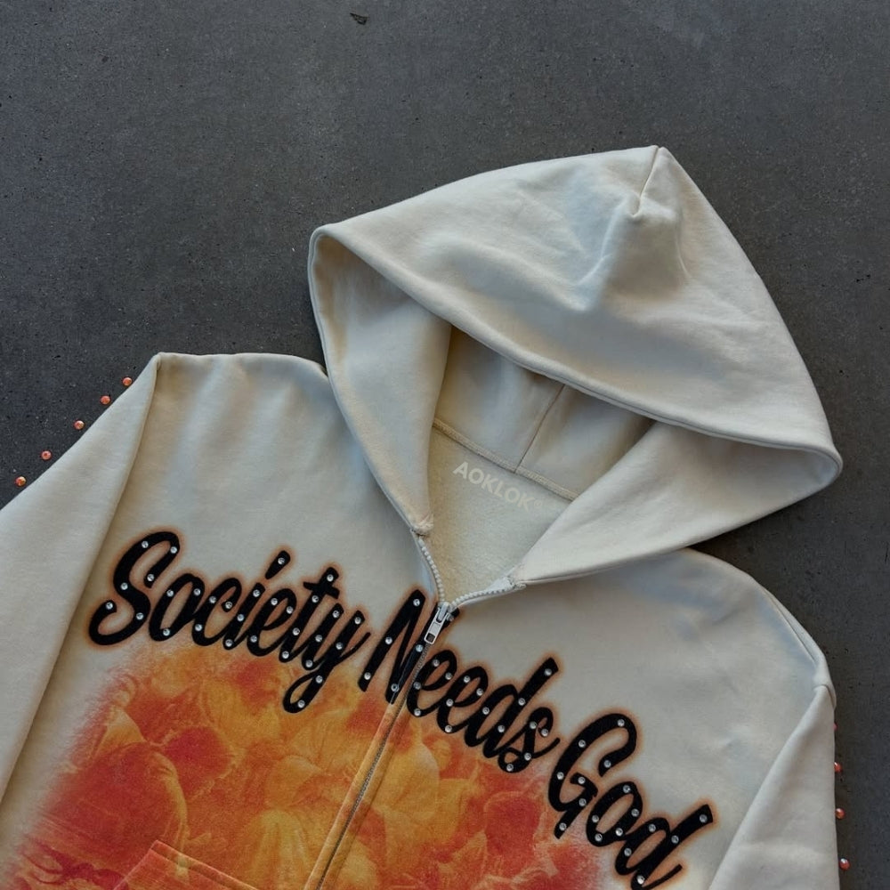 ART IN WAR Redemption Wears a Hoodie