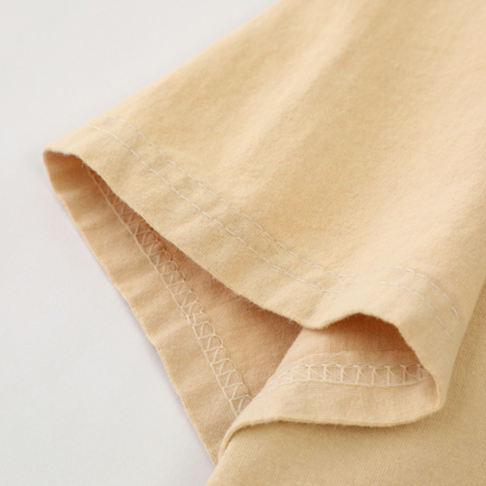 Casual Solid Color Washed T-shirt
