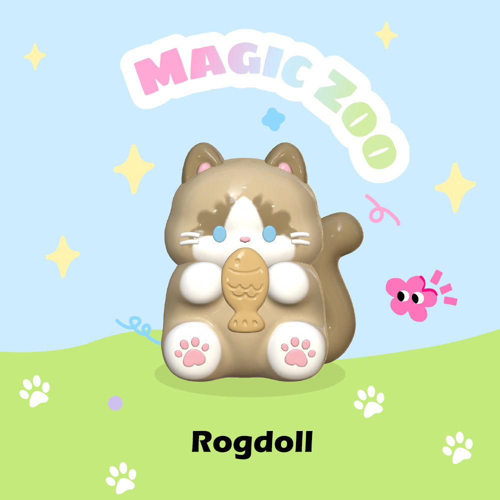 RuaRuaRainbow Cat Mystery Box Squeezing Toy