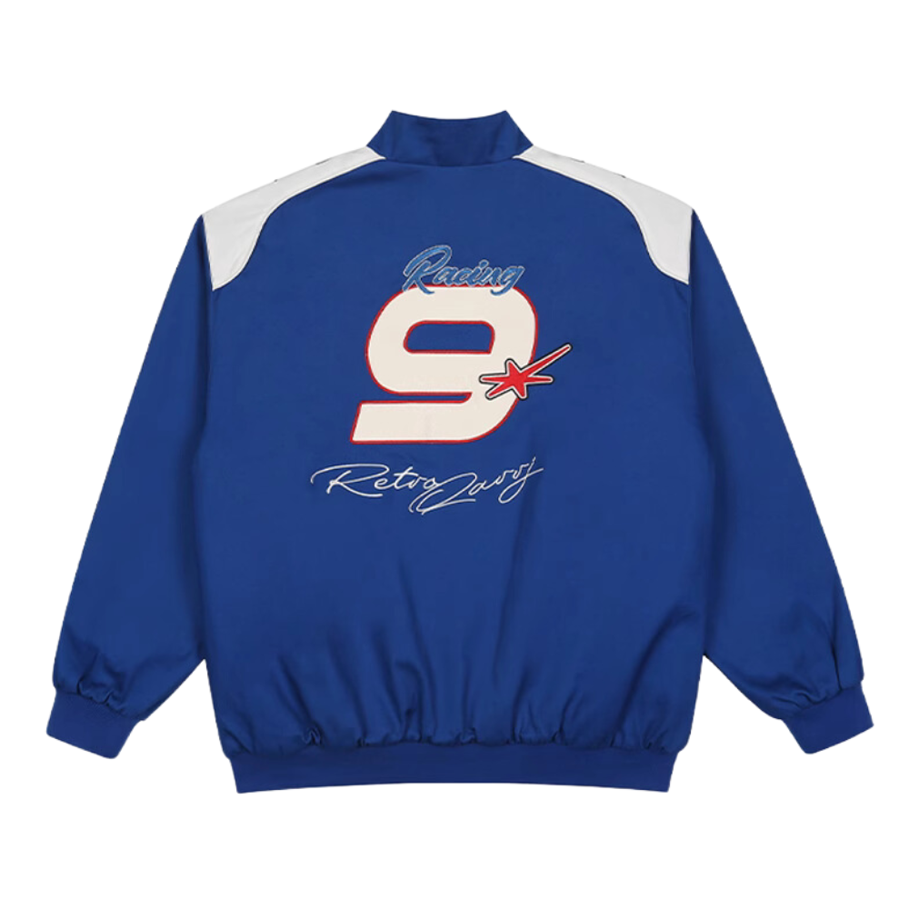 Hip Hop Flame Letter Jacket