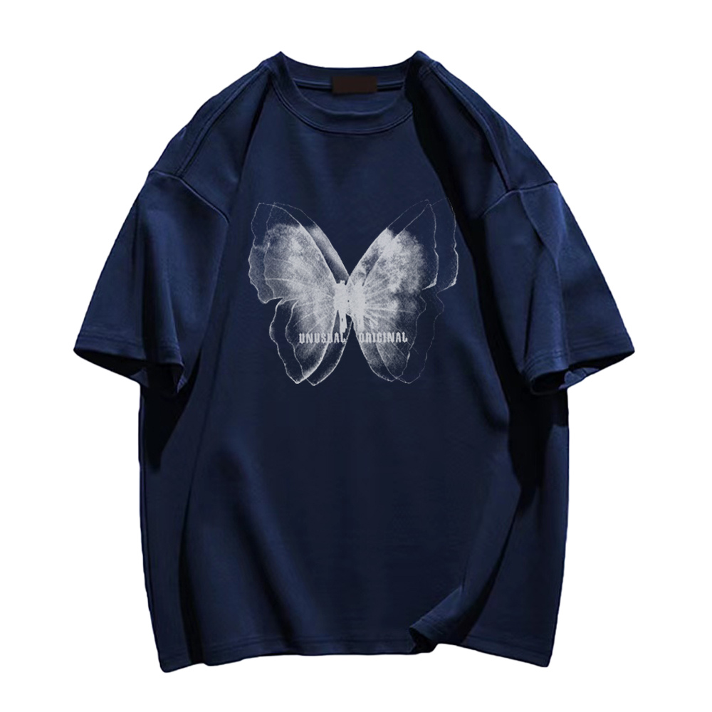 Japanese simple butterfly T-shirt