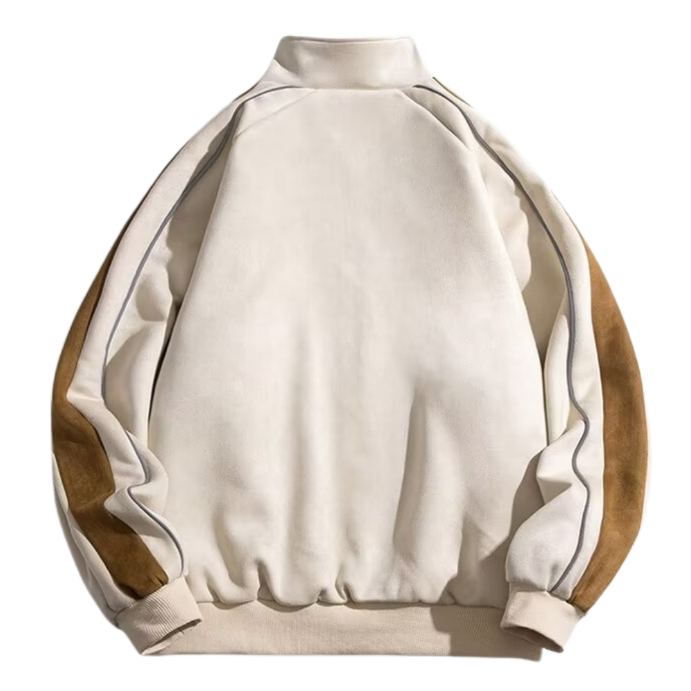 Outdoor Suede Reflective Stripe Jacket