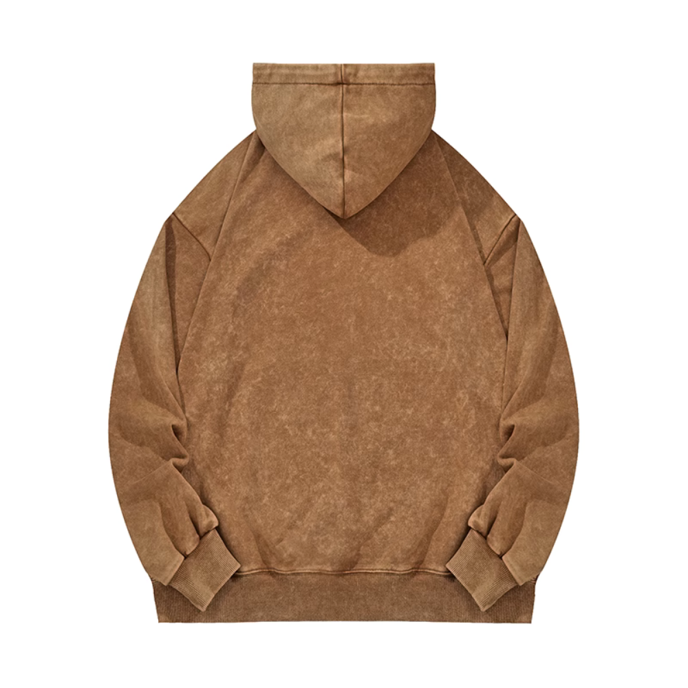 Simple washed hoodie