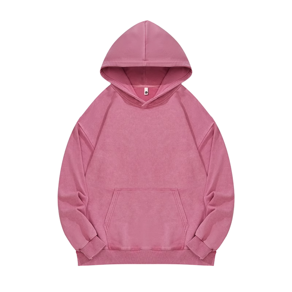 Simple washed hoodie