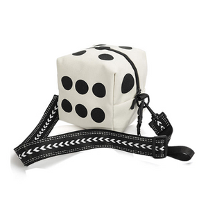 Street Couple Dice Shoulder Bag