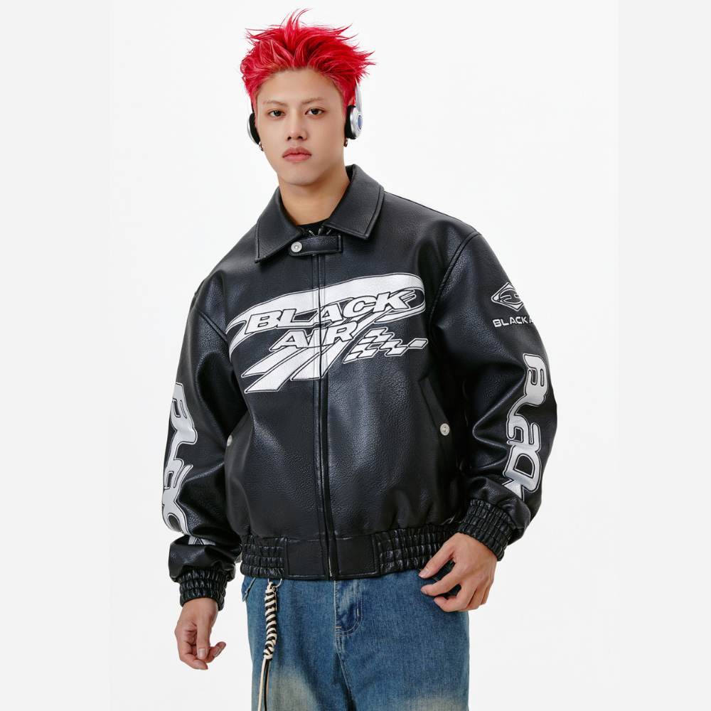 Motorcycle Style High Street Leather Jacket