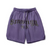 Street Letter Embroidery Basketball Shorts