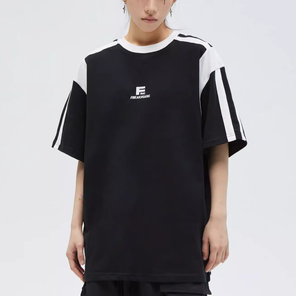 American Logo Printed Raglan Sleeve T-shirt