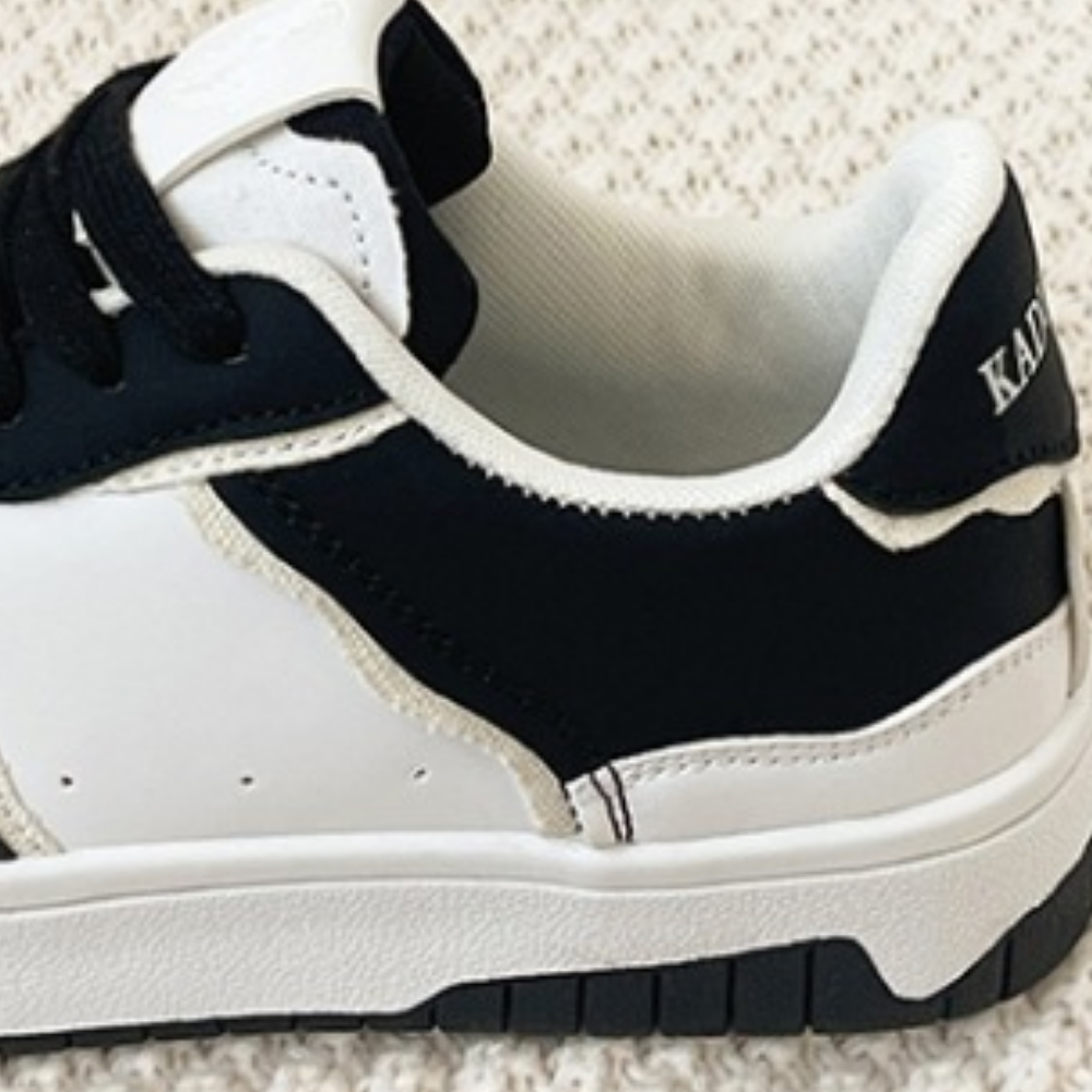 H-Block |Vintage Street Panel Couple Sneakers