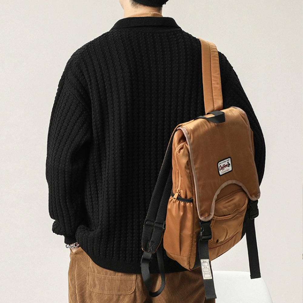 American Workwear Knitted Cardigan Sweater