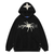 Starburst Spider Patch Button Hoodie