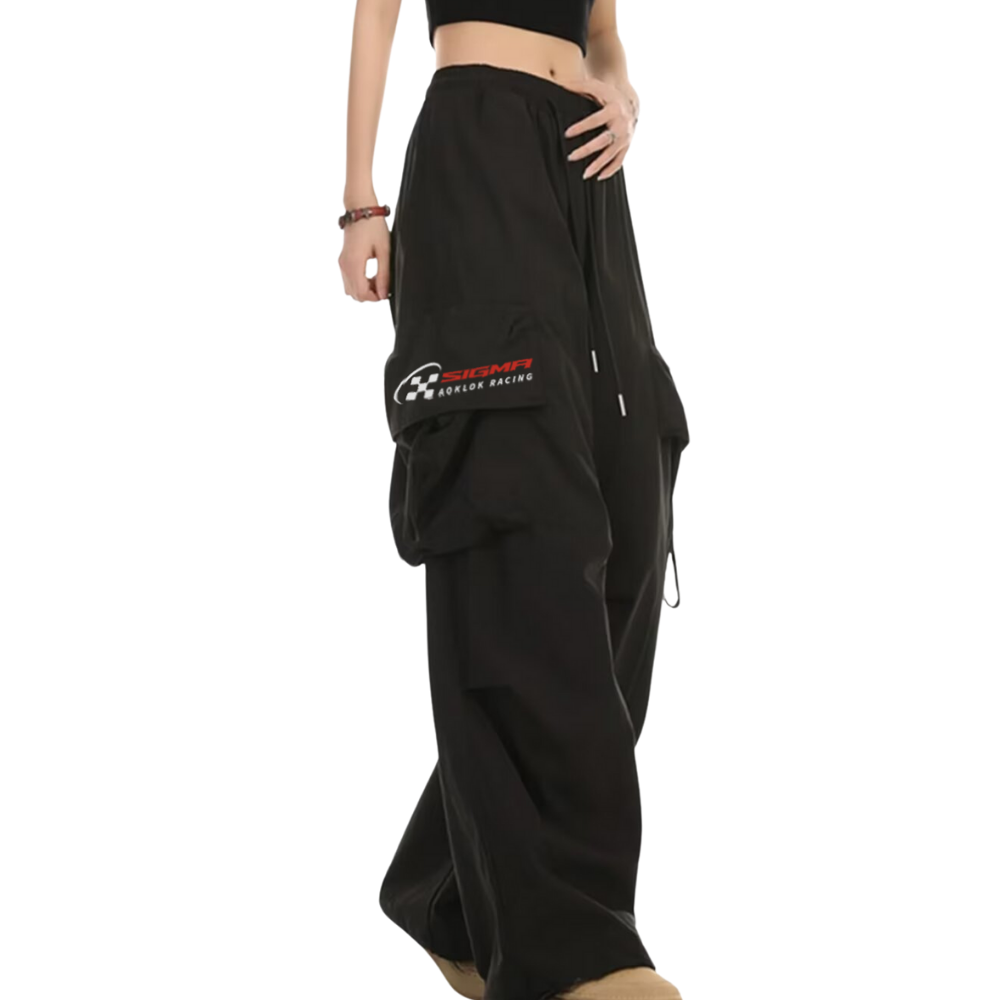 Biker Pocket Drawstring Sweatpants