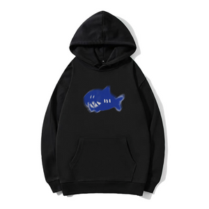 Cartoon Psychedelic Shark Hoodie