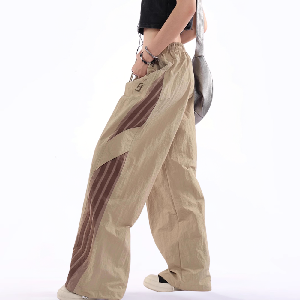 Side Stripe Tie Quick-Drying Sweatpants