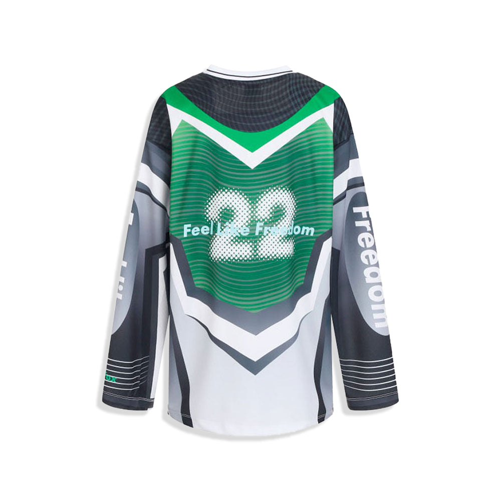 6Kull Function Wave Moto Pullover Sweatshirt
