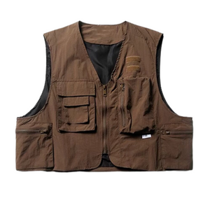 Japanese Retro Multi-Pocket Vest