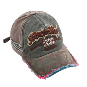 High Street Distressed Embroidered Hat