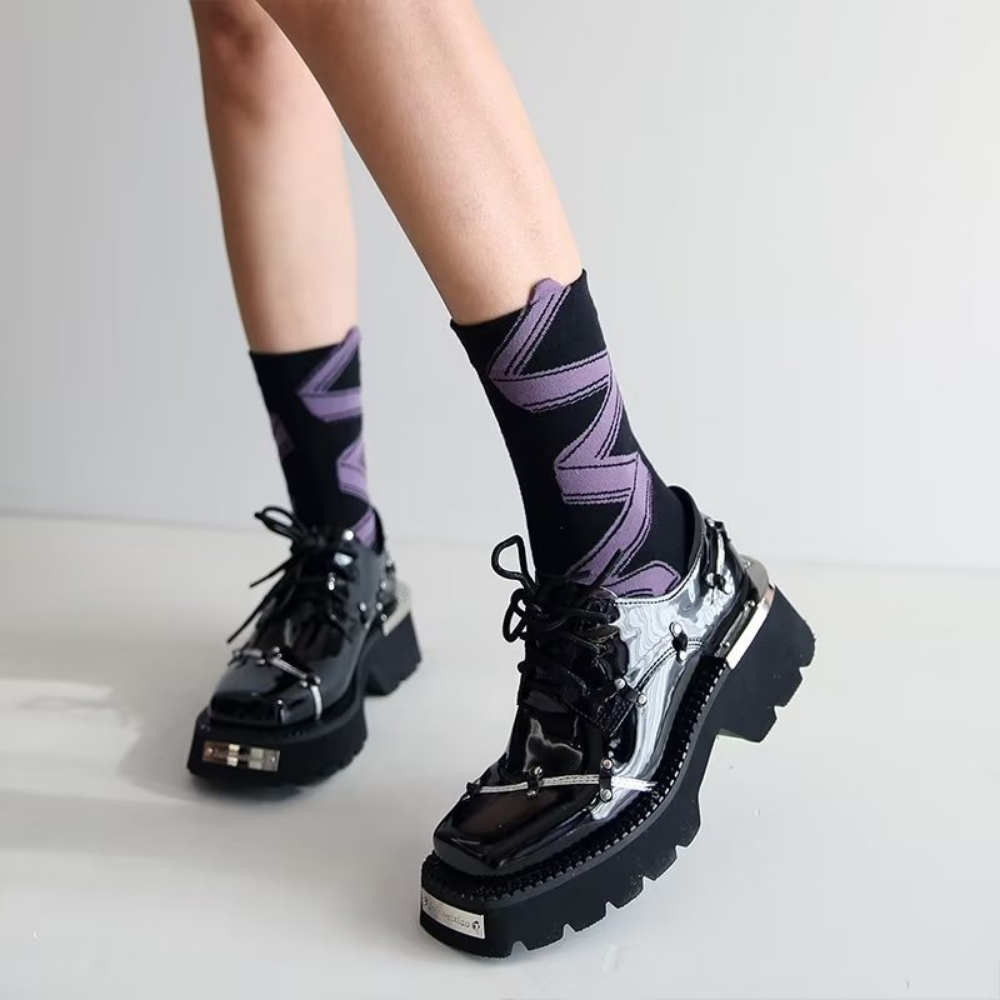 Three-dimensional Ribbon Socks