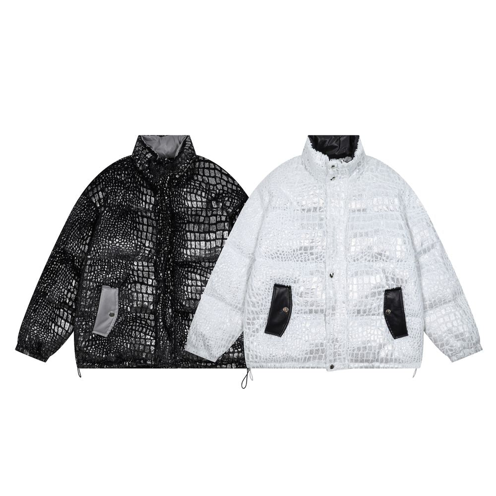 【NOW TREND】Reflective Shiny Leather Coat