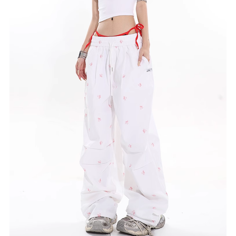 Women's Butterfly Embroidered Sweatpants