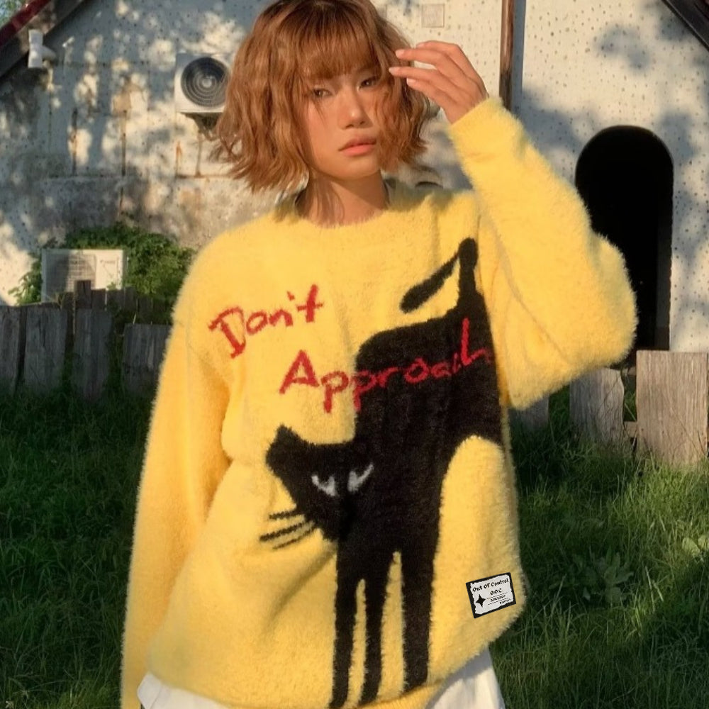 OOC' Cute Funny Cat  Sweater