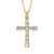 Gold Cross Pendant Necklace