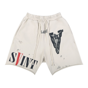 High Street Lettered Track Shorts