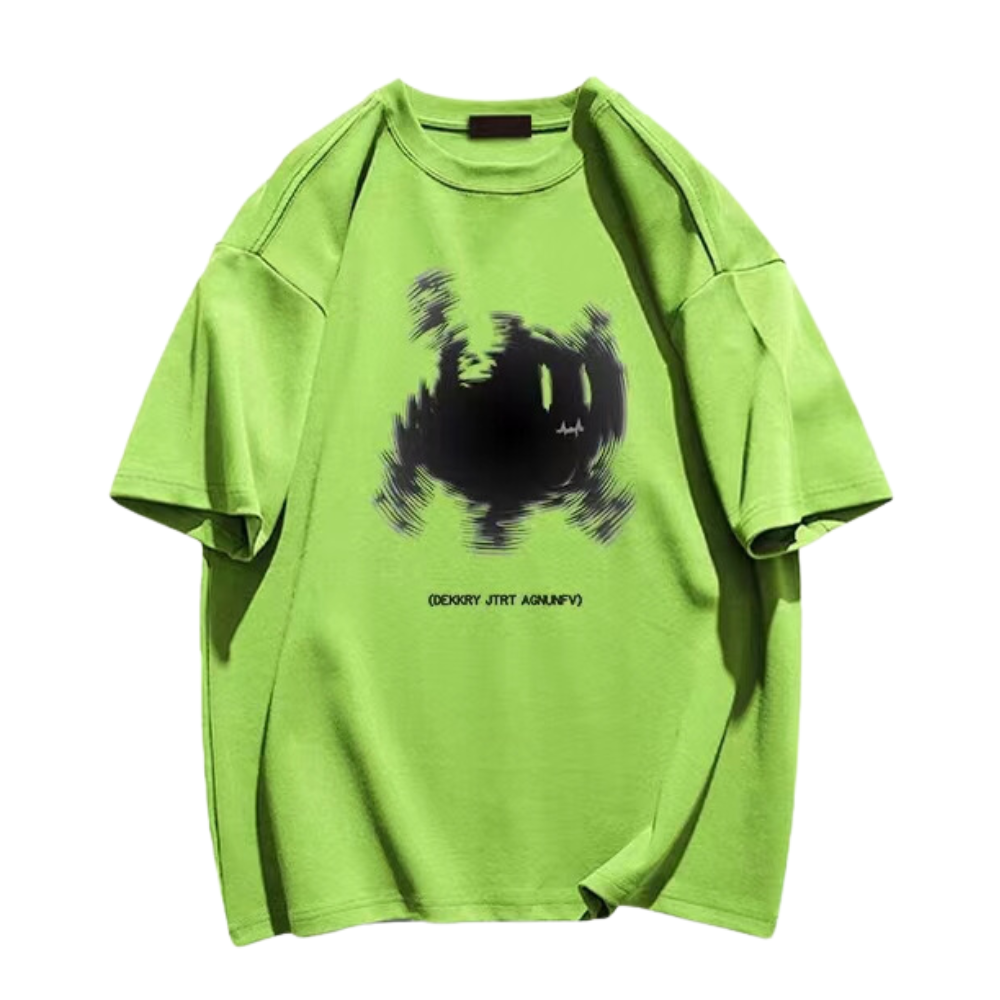 Grumpy Kitty Print T-shirt