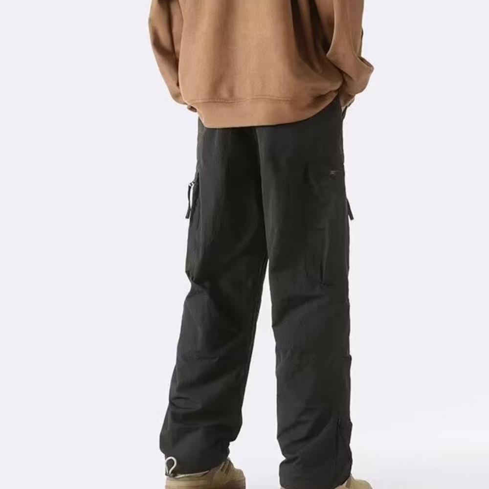 High Street Nylon Waterproof Cargo Pants