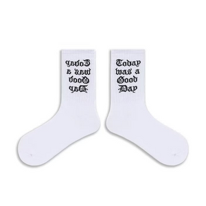 American Street Sanskrit Letter Socks