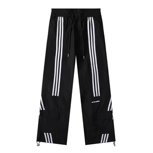 Vintage Side Striped Straight Sweatpants