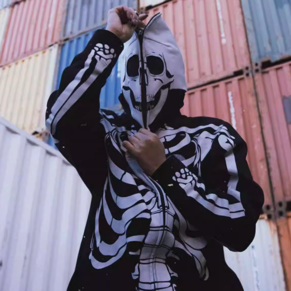 Halloween Horror Skeleton Hoodie