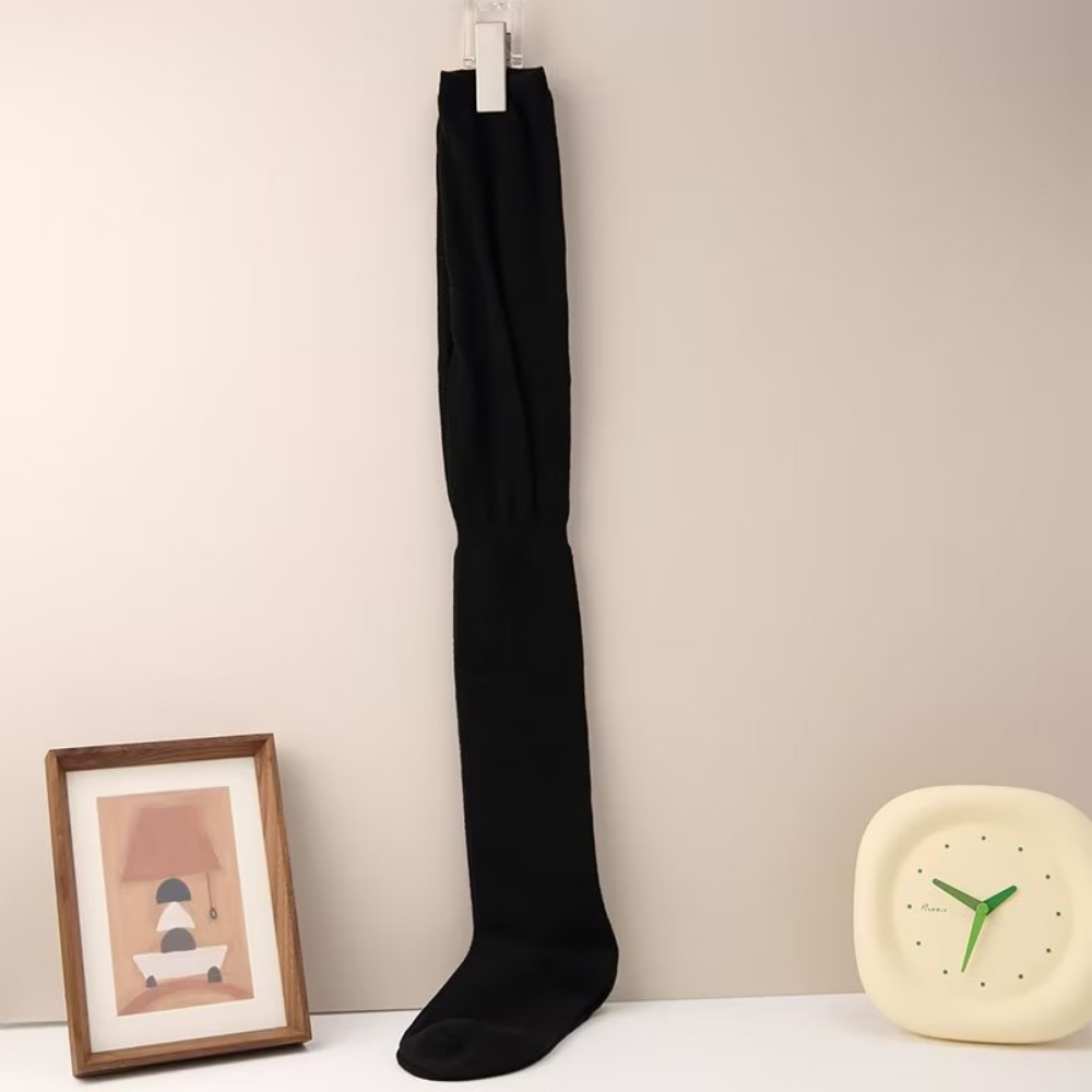Women's Solid Color Warm Over-the-Knee Socks