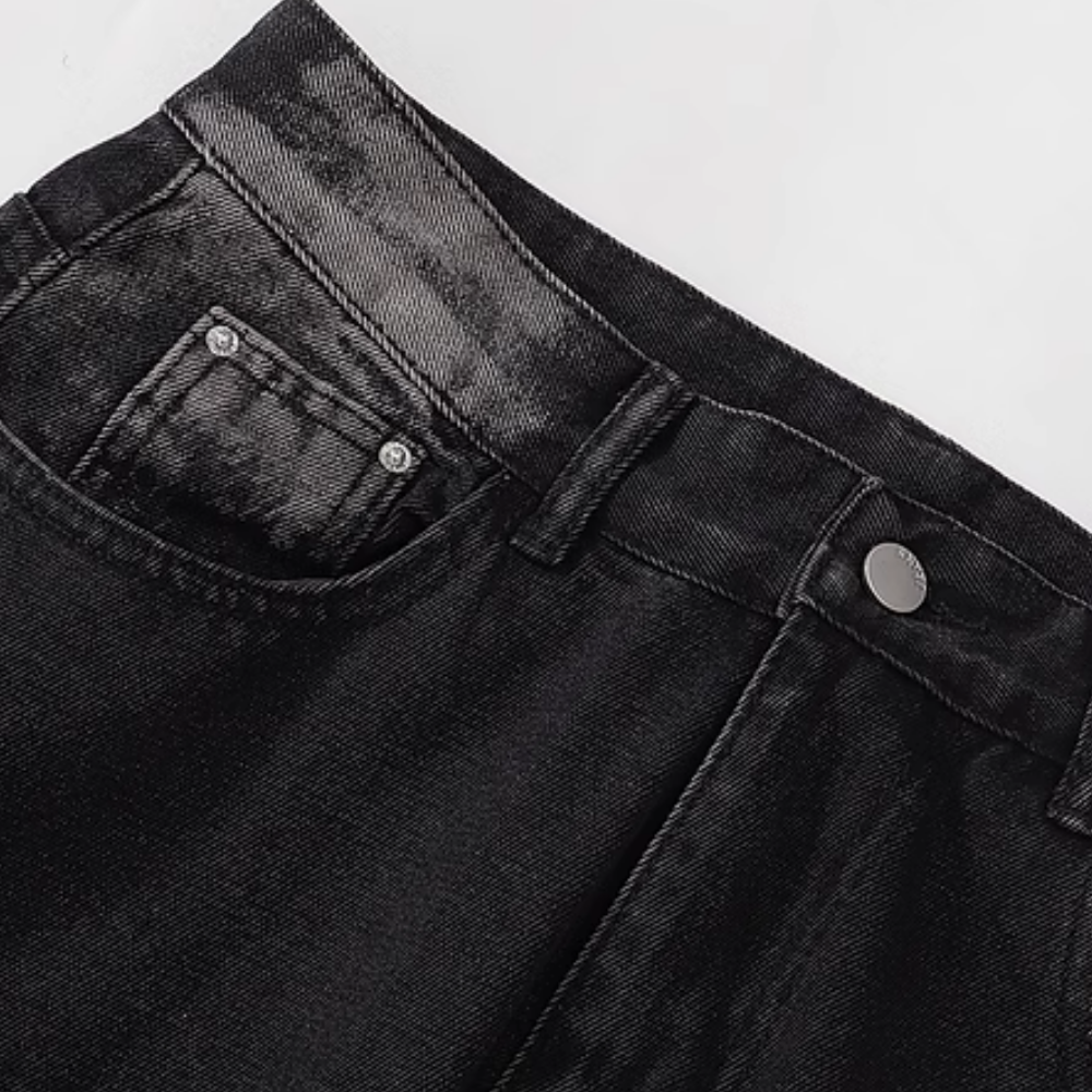 CE | American High Street Gradient Hole Jeans