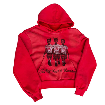 ART IN WAR Peace in Flames – Duality Hoodie